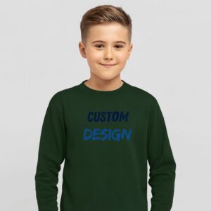 Kids Basic Crew Neck Sweater