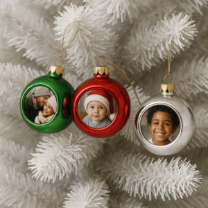 Colour Photo Christmas Balls
