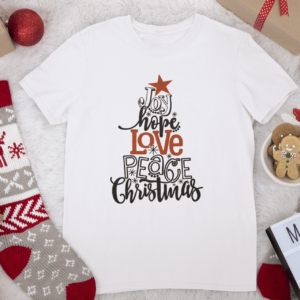 Joy, Hope, Peace Christmas T-shirt